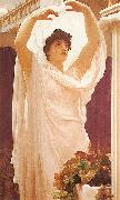 Frederic,lord leighton,p.r.a.,r.w.s English: Invocation Spain oil painting artist